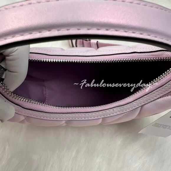 Coach Carmen Mini Crossbody Bag In /Silver/Pink CBI46 NWT - Picture 5 of 8